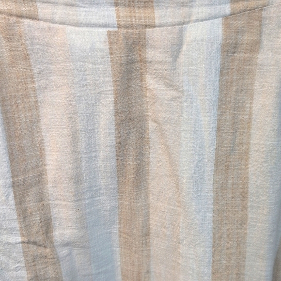 Splendid Sunset Macadamia Stripe Linen Blend Maxi Skirt SZ-L EUC - Picture 5 of 9
